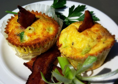 Shrimp & Bacon Frittatas